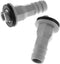 DGZZI Drain Straight Connector 2PCS 3/5 Inch 15mm AC Drain Hose Connector Straight Fitting with Rubber Ring for Window Air Conditioner and Mini Sp...